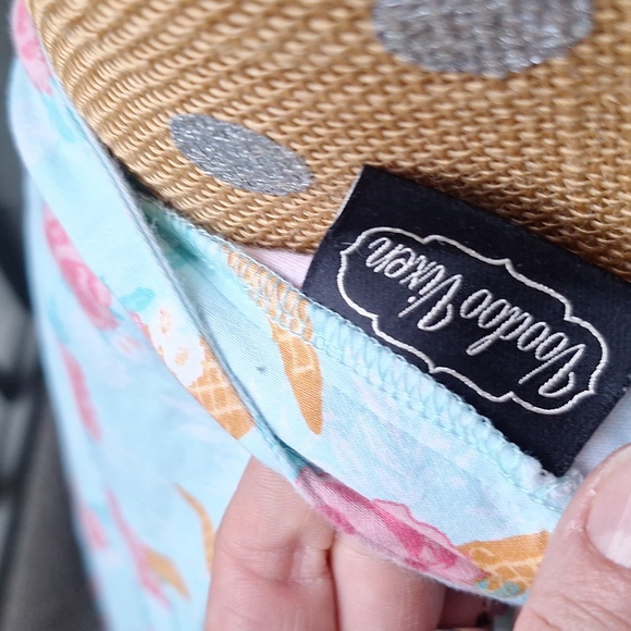 Retro Pin-up Vintage Voodoo Vixen Full Midi Skirt Ice Cream Floral Clowncore S - Picture 9 of 13